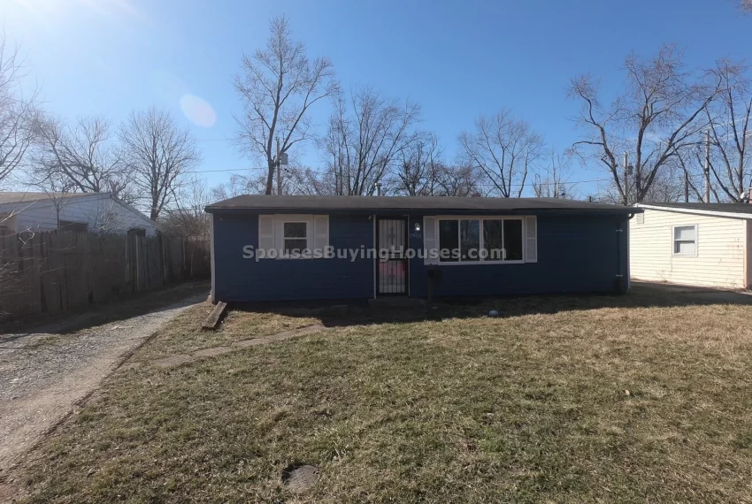 we buy houses fast Indianapolis 2962 N Dequincy St